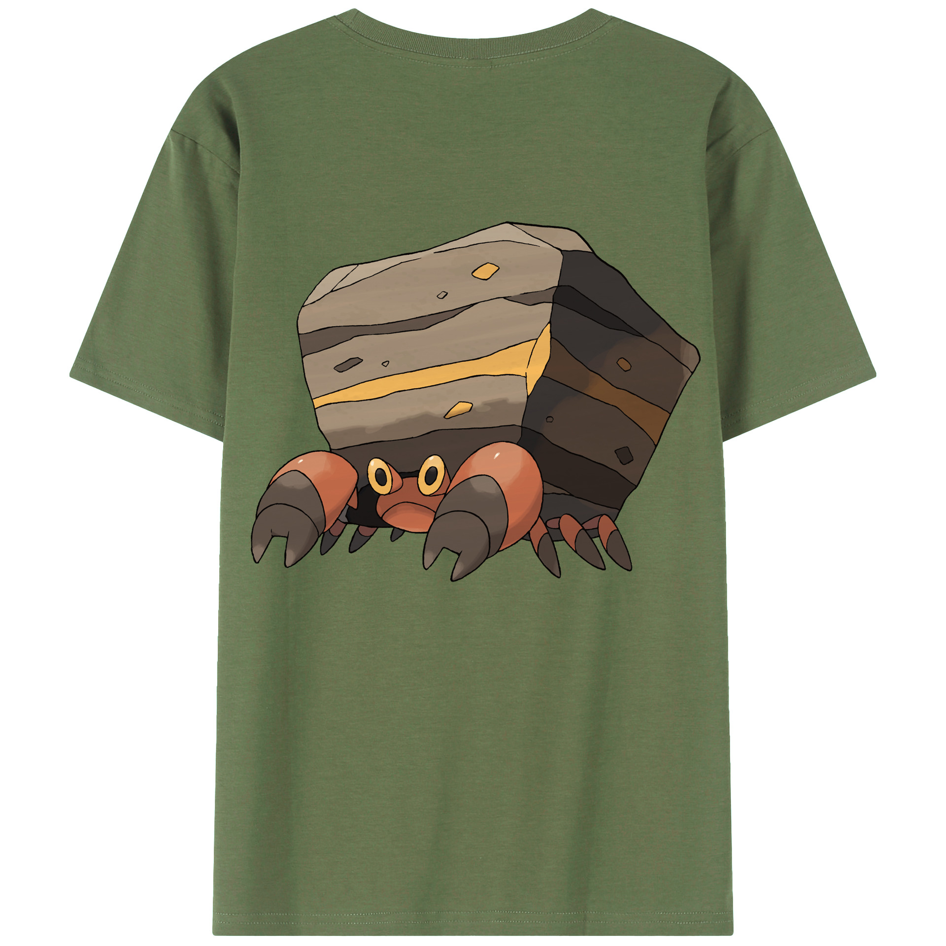 （画像用） ポケットモンスター Pokémon 綿100％ メンズ半袖Tシャツ（バックプリント） 通気性